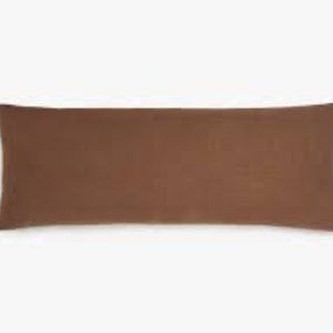 Parachute Vintage Linen Body Pillow - COVER ONLY - PECAN - LIKE NEW